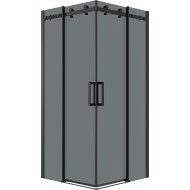 Душевой уголок Grossman Classic 100х100 300.K33.04.1010.21.10 профиль Черный матовый стекло тонированное Душевой уголок Grossman Classic 100х100 300.K33.04.1010.21.10 профиль Черный матовый стекло тонированное