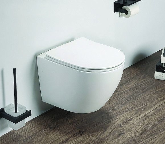 Унитаз Azario Grado AZ-0046 SP подвесной Белый с сиденьем Микролифт Унитаз Azario Grado AZ-0046 SP подвесной Белый с сиденьем Микролифт