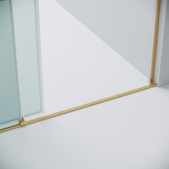 Душевая дверь Grossman Galaxy 130 100.K33.01.130.32.00 профиль Золото сатин стекло прозрачное Душевая дверь Grossman Galaxy 130 100.K33.01.130.32.00 профиль Золото сатин стекло прозрачное