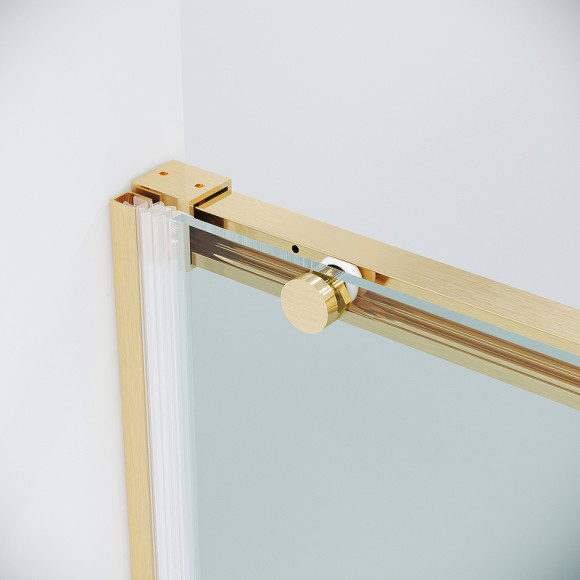 Душевая дверь Grossman Galaxy 130 100.K33.01.130.32.00 профиль Золото сатин стекло прозрачное Душевая дверь Grossman Galaxy 130 100.K33.01.130.32.00 профиль Золото сатин стекло прозрачное