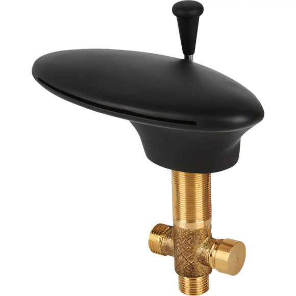 Смеситель на борт ванны Orange Iris M41-333b Черный матовый Смеситель на борт ванны Orange Iris M41-333b Черный матовый