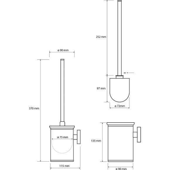 Ершик для унитаза Bemeta Neo 102313079 Нержавеющая сталь Ершик для унитаза Bemeta Neo 102313079 Нержавеющая сталь
