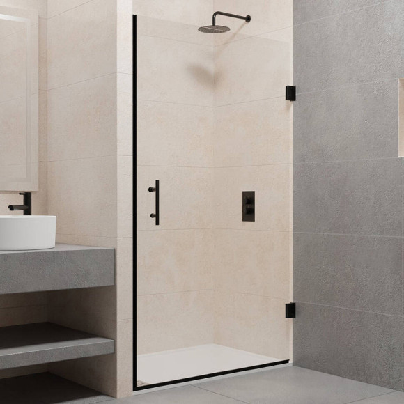 Душевая дверь RGW Passage PA-06 B 80 41080608-14 профиль Черный стекло прозрачное