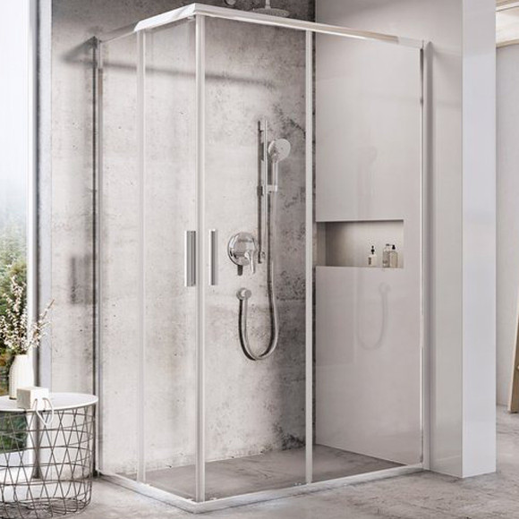 Душевая дверь Ravak Blix Slim BLSRV2K-100 X1XMA0C00Z1 профиль Хром стекло Transparent Душевая дверь Ravak Blix Slim BLSRV2K-100 X1XMA0C00Z1 профиль Хром стекло Transparent