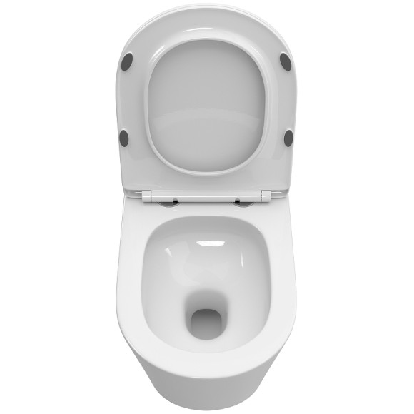 Унитаз BelBagno Tre-Tor BB5180CH-TOR/SC подвесной с сиденьем Микролифт