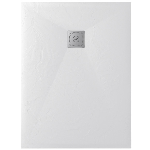 Душевой поддон из искусственного камня RGW STT ST-0118W 80x110x2,5 Белый