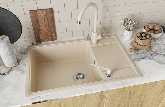 Кухонная мойка Florentina Липси-780 XL 20.505.D0780.306 Капучино