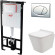 Комплект унитаза AQUAme AQM2004 с инсталляцией Alcaplast Sadromodul AM101/1120-3:1 RU M71-0001 с сиденьем Микролифт и клавишей смыва Хром Комплект унитаза AQUAme AQM2004 с инсталляцией Alcaplast Sadromodul AM101/1120-3:1 RU M71-0001 с сиденьем Микролифт и клавишей смыва Хром