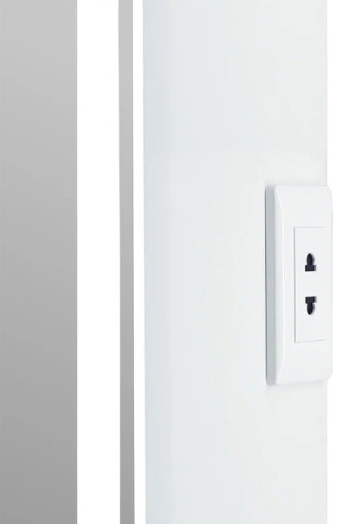 Зеркальный шкаф Континент Allure LED 55 L МВК002 с подсветкой Белый Зеркальный шкаф Континент Allure LED 55 L МВК002 с подсветкой Белый
