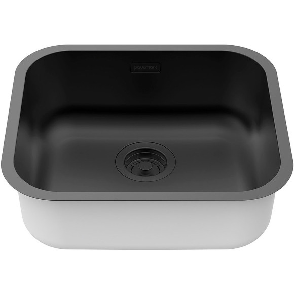 Кухонная мойка Paulmark Vello 48 Uni VE48-MBN Черная матовая