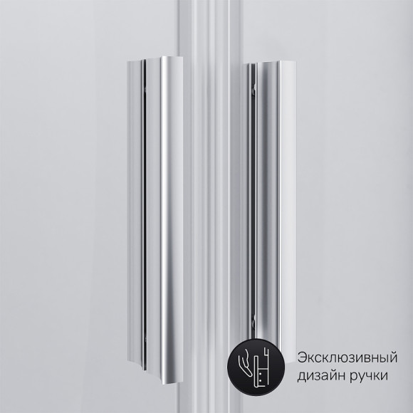 Душевой уголок AM.PM Gem W90G-401A090WT Профиль матовый хром, стекло прозрачное Душевой уголок AM.PM Gem W90G-401A090WT Профиль матовый хром, стекло прозрачное