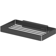 Мыльница Whitecross Cubo gunmetal CU2424GM Оружейная сталь Мыльница Whitecross Cubo gunmetal CU2424GM Оружейная сталь