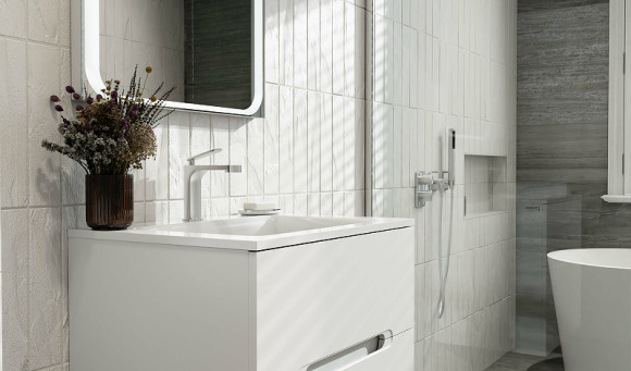 Тумба под раковину Jorno Modul 65 Mоl.01.62/P/W подвесная Белый глянец Тумба под раковину Jorno Modul 65 Mоl.01.62/P/W подвесная Белый глянец