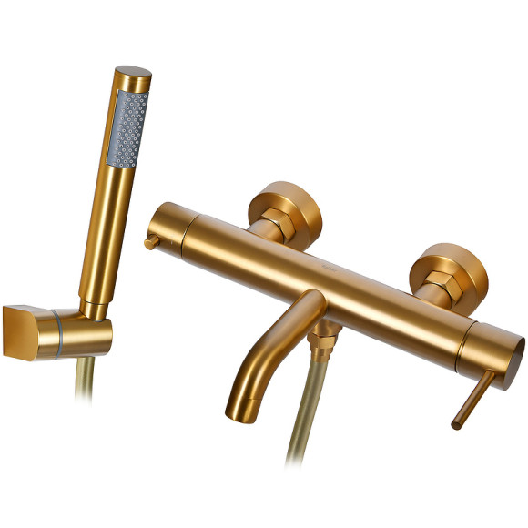 Смеситель для ванны Raiber Graceful RPG-003 Золото матовое Смеситель для ванны Raiber Graceful RPG-003 Золото матовое