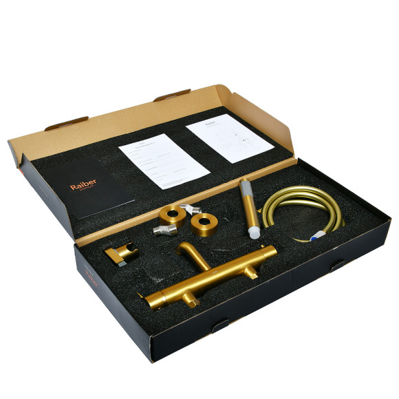 Смеситель для ванны Raiber Graceful RPG-003 Золото матовое Смеситель для ванны Raiber Graceful RPG-003 Золото матовое