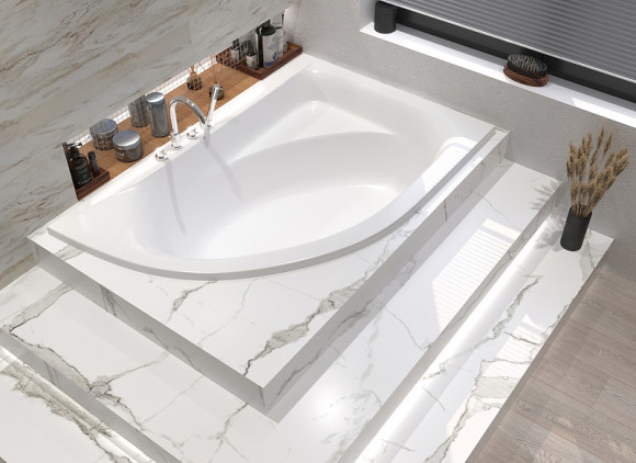 Акриловая ванна Whitecross Aquarella 170x110 R 0109.170110.100 без гидромассажа Акриловая ванна Whitecross Aquarella 170x110 R 0109.170110.100 без гидромассажа