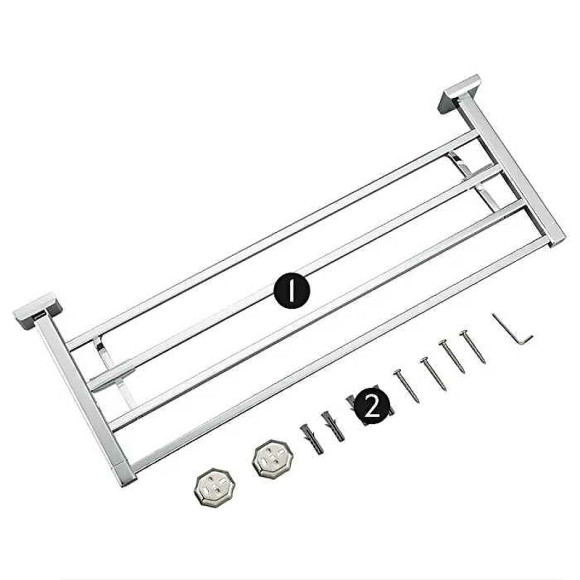 Полка для полотенец Gappo G38 G3824 Хром