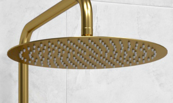 Душевая система WasserKRAFT Aisch A199.262.201.BG Thermo с термостатом Золото матовое Душевая система WasserKRAFT Aisch A199.262.201.BG Thermo с термостатом Золото матовое