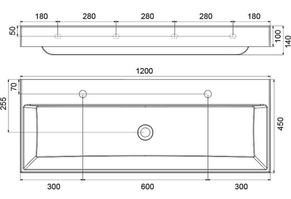 Раковина Ravak Natural 120 XJO01212000 Белая Раковина Ravak Natural 120 XJO01212000 Белая