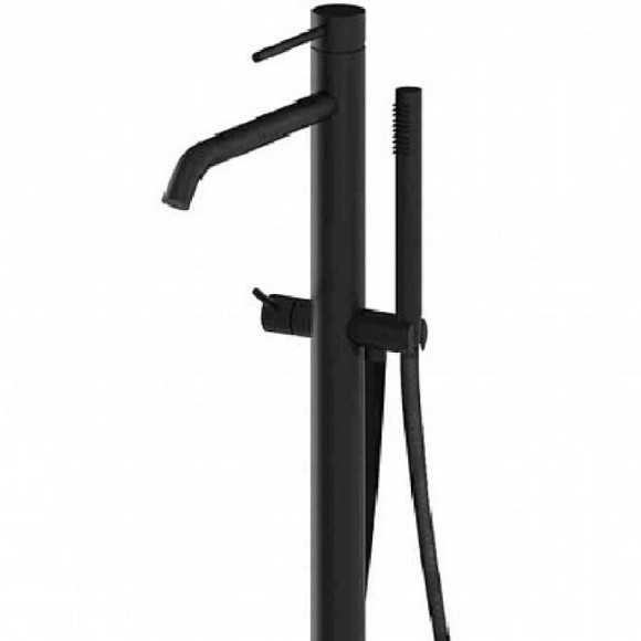 Смеситель для ванны Paffoni Light LIG032NO Черный матовый