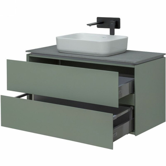 Тумба под раковину Allen Brau Infinity 100 1.21003.CGM подвесная Олива матовая Тумба под раковину Allen Brau Infinity 100 1.21003.CGM подвесная Олива матовая