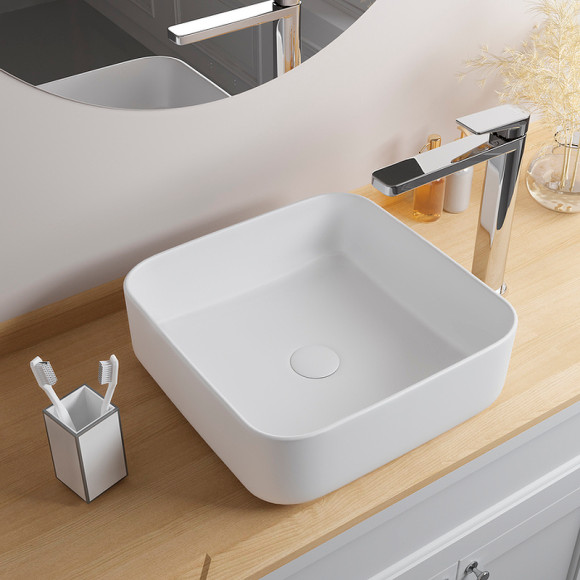 Раковина-чаша Iddis Bridge 39 BRIWM04i27 Белая матовая Раковина-чаша Iddis Bridge 39 BRIWM04i27 Белая матовая