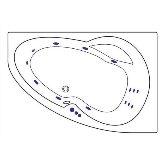 Акриловая ванна Excellent Newa 160x95 R WAEX.NEP16.SMART.GL с гидромассажем Акриловая ванна Excellent Newa 160x95 R WAEX.NEP16.SMART.GL с гидромассажем