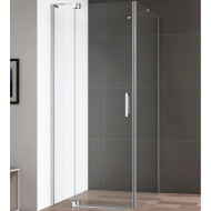 Душевой уголок Cezares Slider 90x90 SLIDER-AH-1-90-80/90-C-Cr профиль Хром стекло прозрачное