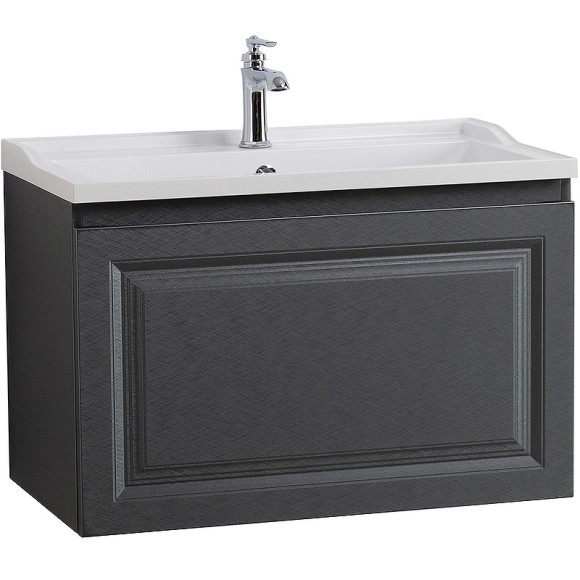 Тумба под раковину Cezares Giubileo 80 GIUBILEO-N-80-1C-SO-TIT-P подвесная Титан