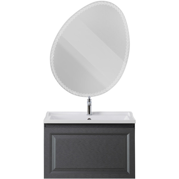 Тумба под раковину Cezares Giubileo 80 GIUBILEO-N-80-1C-SO-TIT-P подвесная Титан