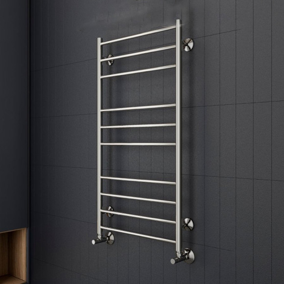 Водяной полотенцесушитель Terminus Аврора П10 500x1000 4670078543899 Хром, нижнее подключение, G 1/2" ВР