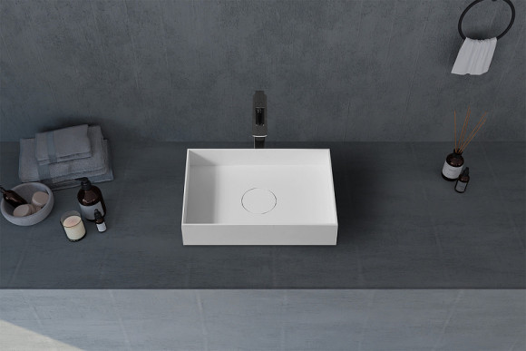 Раковина-чаша Abber Stein 50 AS2621 Белая матовая