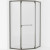 Душевой уголок Cezares Relax-304 100x100 RELAX-304-P-1-100-C-GM профиль Оружейная сталь стекло прозрачное