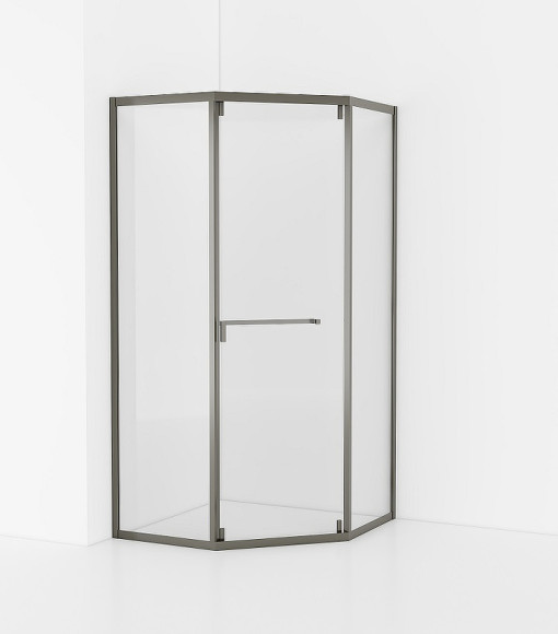Душевой уголок Cezares Relax-304 100x100 RELAX-304-P-1-100-C-GM профиль Оружейная сталь стекло прозрачное Душевой уголок Cezares Relax-304 100x100 RELAX-304-P-1-100-C-GM профиль Оружейная сталь стекло прозрачное