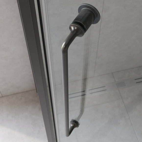 Душевой уголок Cezares Relax-304 100x100 RELAX-304-P-1-100-C-GM профиль Оружейная сталь стекло прозрачное Душевой уголок Cezares Relax-304 100x100 RELAX-304-P-1-100-C-GM профиль Оружейная сталь стекло прозрачное