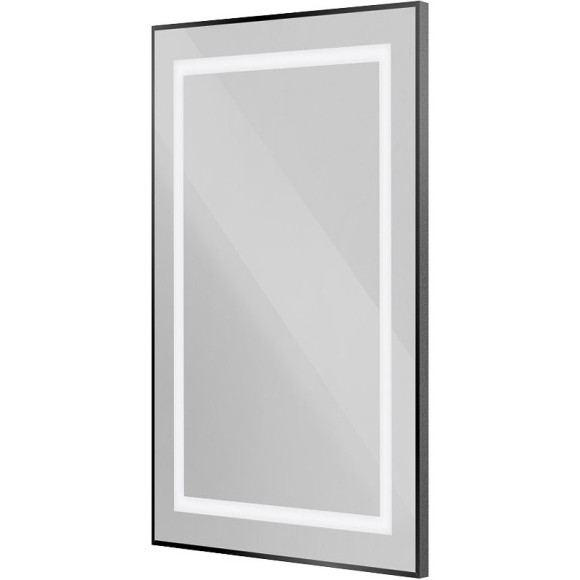 Зеркало BelBagno Kraft 50 SPC-KRAFT-500-900-SENS-NERO с подсветкой Черное с сенсорным выключателем Зеркало BelBagno Kraft 50 SPC-KRAFT-500-900-SENS-NERO с подсветкой Черное с сенсорным выключателем