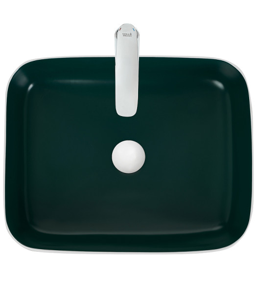 Раковина-чаша WeltWasser Elbach M2195 WG 50 10000005602 Белая Зеленая Раковина-чаша WeltWasser Elbach M2195 WG 50 10000005602 Белая Зеленая