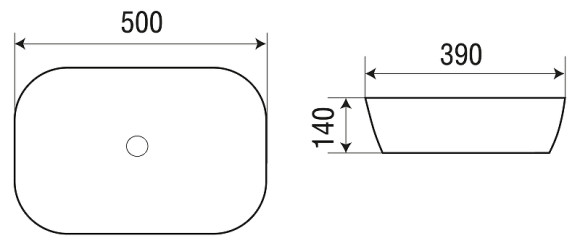 Раковина-чаша WeltWasser Elbach M2195 WG 50 10000005602 Белая Зеленая Раковина-чаша WeltWasser Elbach M2195 WG 50 10000005602 Белая Зеленая