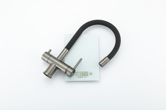 Смеситель для кухни Gappo G4398-39 Оружейная сталь Черный