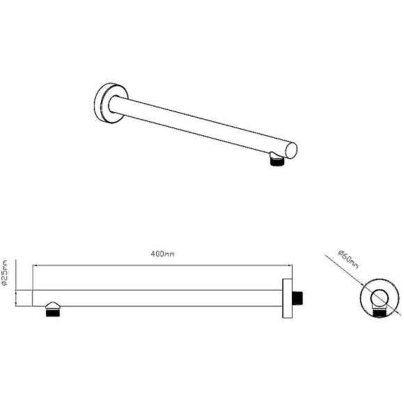 Душевая система Vincea VSFW-422T2GM с термостатом Вороненая сталь
