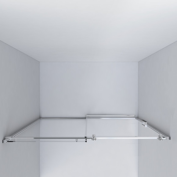 Душевая дверь Vincea Como 130 VPS-1C130CL профиль Хром стекло прозрачное