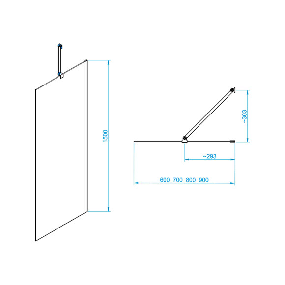 Шторка на ванну RGW Screens SC-151 60х150 351115106-11 профиль Хром стекло прозрачное Шторка на ванну RGW Screens SC-151 60х150 351115106-11 профиль Хром стекло прозрачное