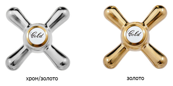 Смеситель для ванны Rav Slezak Morava retro MK159.5/2Z золотой