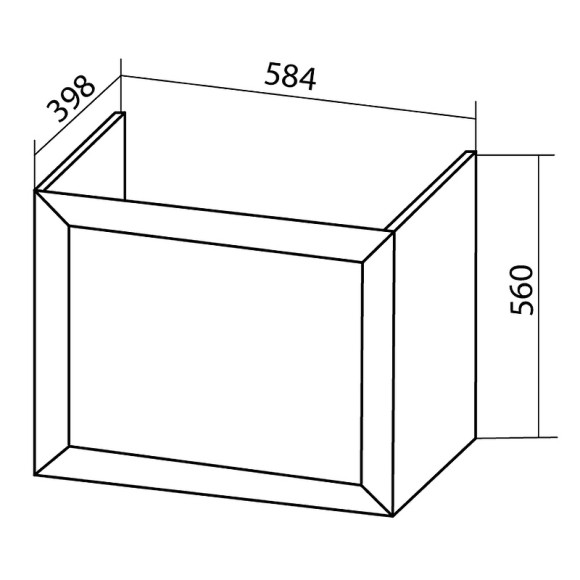 Тумба под раковину Бриклаер Берлин 60 4627125416132 подвесная Оникс серый Тумба под раковину Бриклаер Берлин 60 4627125416132 подвесная Оникс серый