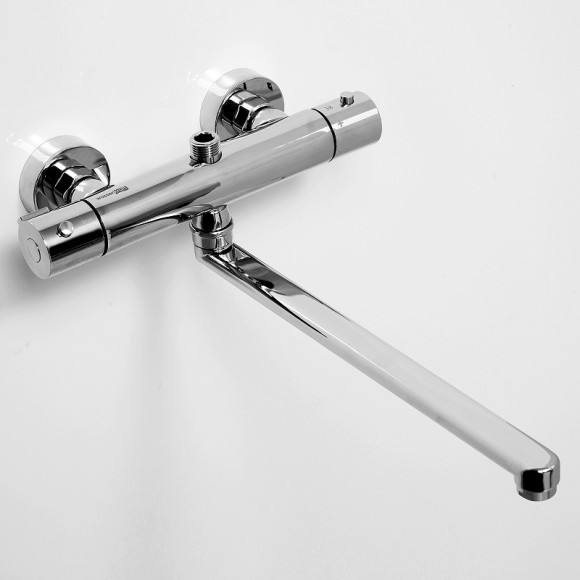 Смеситель для ванны WasserKRAFT Berkel 4822L универсальный с термостатом Хром Смеситель для ванны WasserKRAFT Berkel 4822L универсальный с термостатом Хром