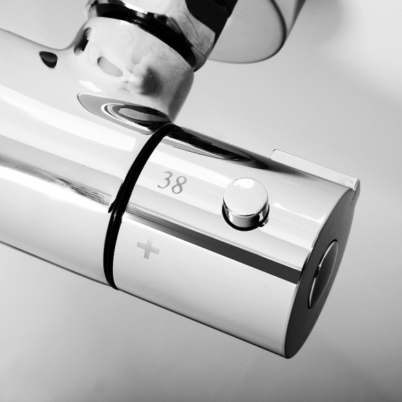 Смеситель для ванны WasserKRAFT Berkel 4822L универсальный с термостатом Хром Смеситель для ванны WasserKRAFT Berkel 4822L универсальный с термостатом Хром