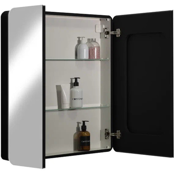 Зеркальный шкаф Континент Eltoro black LED 76 МВК114 с подсветкой Черный Зеркальный шкаф Континент Eltoro black LED 76 МВК114 с подсветкой Черный