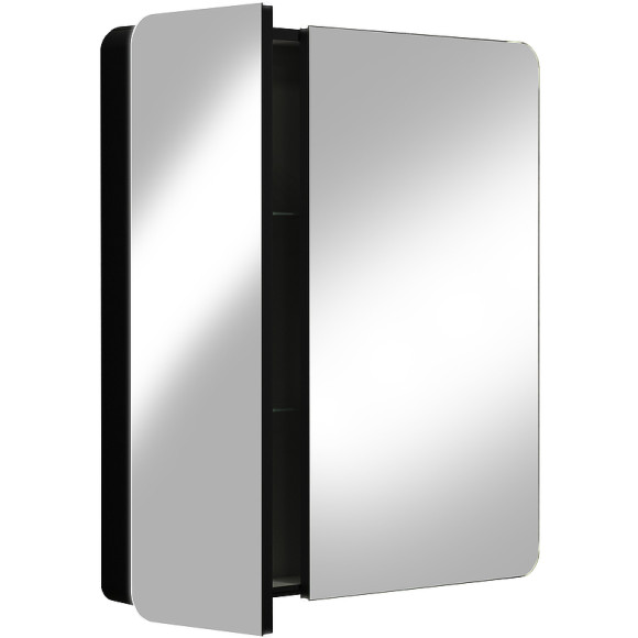 Зеркальный шкаф Континент Eltoro black LED 76 МВК114 с подсветкой Черный Зеркальный шкаф Континент Eltoro black LED 76 МВК114 с подсветкой Черный