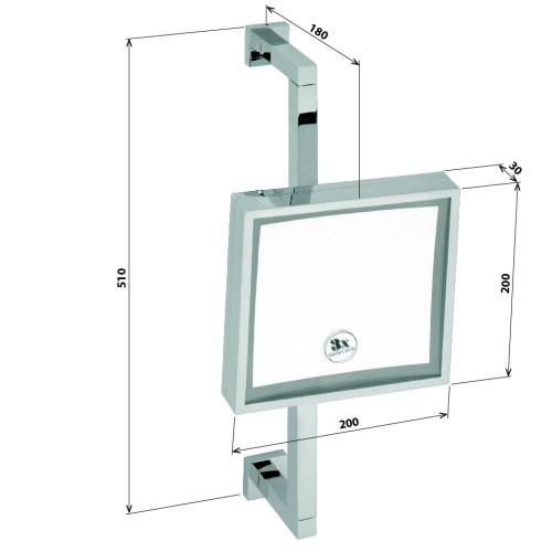 Косметическое зеркало Bemeta Cosmetic mirrors 112101182 Хром Косметическое зеркало Bemeta Cosmetic mirrors 112101182 Хром