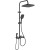 Душевая система Berges Pulsar 075013 с термостатом Оружейная сталь